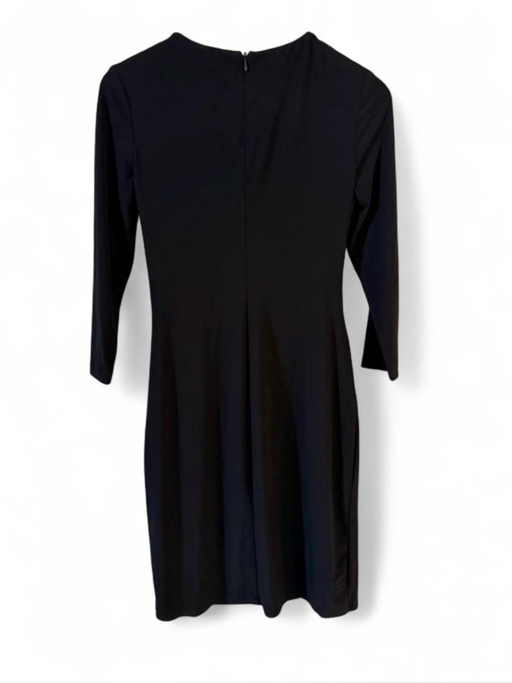 Lauren by Ralph Lauren Cocktail Sheath Dress with Rhinestone Embellished Neck - Picture 6 of 14